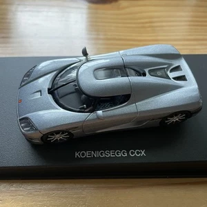 Autoart Koenigsegg CCX Silver Gray autoart 1:43 Scale Removable Top With Case - Picture 1 of 9