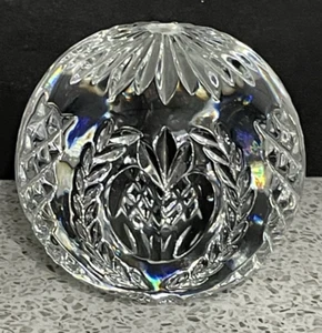 Waterford Crystal Times Square 2001 Hoffnung auf Überfluss geschliffenes Glas Briefbeschwerer - Bild 1 von 8