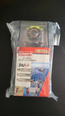 Cámara de acción 1080p HD Coleman Bravo CX10WP, montajes/carcasa impermeable Foto 1 de 4