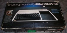 Texas Instruments Home Computer TI-99/4A Untested W/ Box, Tunnels Of Doom Parsec