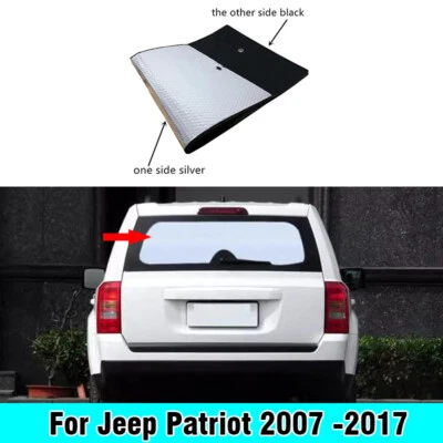 Cubierta de parasol interior gruesa privacidad para parabrisas trasero Jeep Patriot 2007-2017 Foto 1 de 4