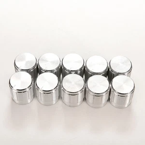 10PCS Aluminium Potentiometer Knobs Volume Control Amplifier Shaft 6MM Gift OZ - Picture 1 of 8