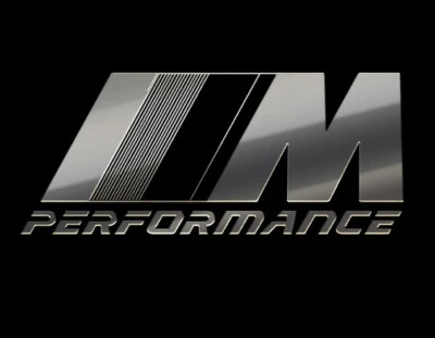 ⚡️NICKEL STICKER BMW PERFORMANCE STICKERS  LOGO AUTOCOLLANT etichetta Pegatina - Imagen 1 de 4