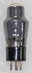 MARCONI OSRAM ML4 AC/P CV1179 NR57 TRIODE TUBE PX25 PX4 DRIVER TESTED  - Picture 1 of 5