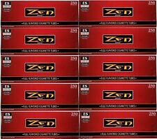 ZEN Red Full Flavor King Size Cigarette Tubes - 10 Boxes - 250 Tubes Box RYO