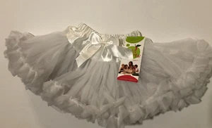 NWT Growing through Arts Little Girls White Ruffled TuTu Size S - Picture 1 of 5
