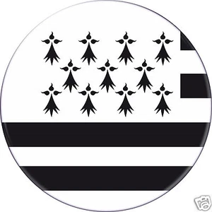 5 x sticker 5cm auto moto velo valise pc portable drapeau Rond Bretagne - Bild 1 von 1
