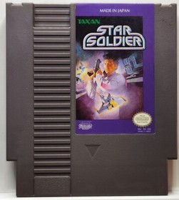 Star Soldier (Nintendo Entertainment System, 1988) NES Tested FREE SHIPPING 🇨🇦