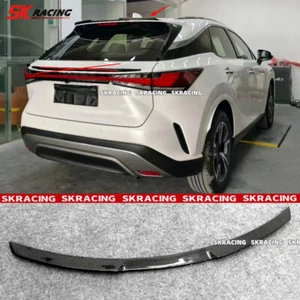 For 2023-2024 Lexus RX 350 500h Carbon Fibre Rear Roof Spoiler Tail Lip Wing 1PC - Picture 1 of 8