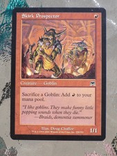 Magic the Gathering MTG,Skirk Prospector, Onslaught, Creature - Goblin