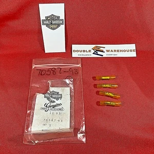 NOS OEM Harley Davidson 70587-93 Splice Connector Yellow Solid SET OF 4 - Picture 1 of 1