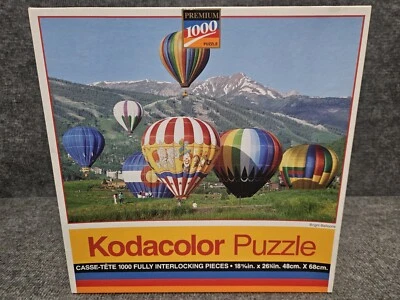 Vintage 1994 Kodacolor 1000 Piece Puzzle BRIGHT BALLOONS - Image 1 of 3