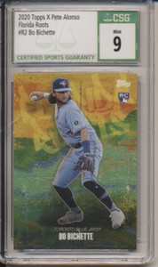 2020 Topps X Pete Alonso Florida Roots #R2 Bo Bichette  RC CSG 9