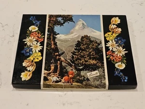 Vintage Advertising Box Lindt & Lpriingli Chocolate Box W/ Liner ~12" x 9" - Picture 1 of 5