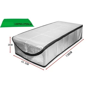 Insulation Cover Heat Shield for Attic Door and Staircase Aluminum Foil - Picture 1 of 7