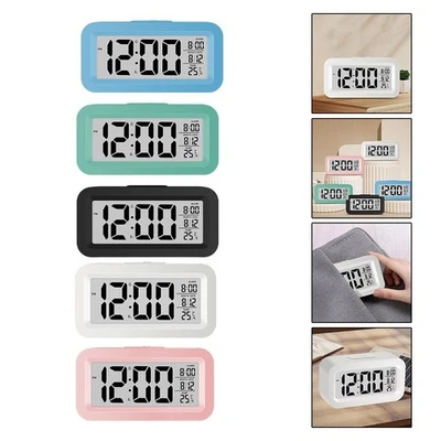 Large Screen LCD Alarm Clock with Gradual Alarm and Temperature Detection - Image 1 of 4