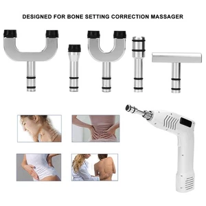5pcs Bone Correction Massager Working Head Stainless Steel Spine Massage - Picture 1 of 11
