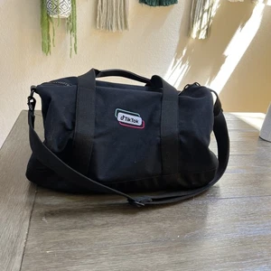 Hudson Sutler Medium Duffel Bag Tik Tok Branding Made In USA Black Canvas - Picture 1 of 7