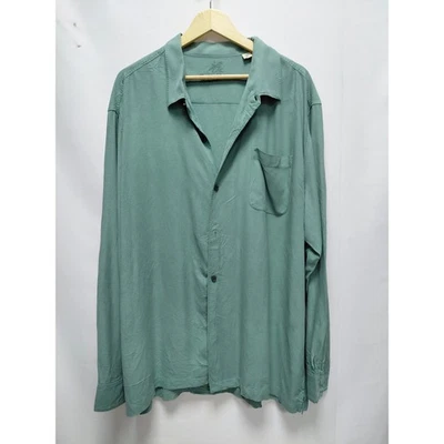 Tommy Bahama 100% Silk Embroidered Palm Button-Up Shirt | Size 3XL - Image 1 of 4