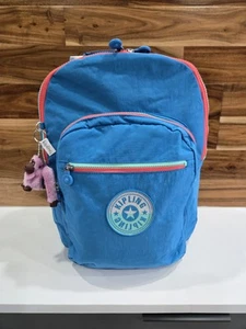Kipling Backpack Large Azure Sky(Blue Turquoise)Color Laptop Bookbag NEW Seoul  - Picture 1 of 16