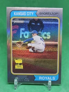 Bobby Witt Jr. 2023 Topps Heritage rifrattore argento cromato #/374 #85 Kansas City - Foto 1 di 3