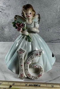 60er Jahre Josef Original 16. Geburtstag ENGEL Figur 2 Folienaufkleber Japan - Bild 1 von 6