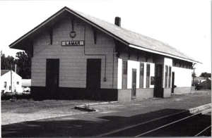 Cartolina di Lamar Stazione Ferroviaria e Binari Deposito - Foto 1 di 2