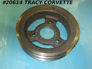 1965-1967 Corvette Crankshaft Pulley 3863108 396 427 2 Groove Large Numbers - Foto 1 di 4