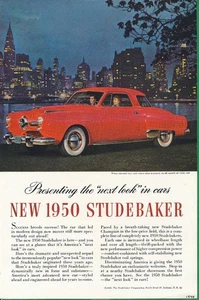 Zeitschriftenanzeige - 1950 - Studebaker Champion - rot - Bild 1 von 1