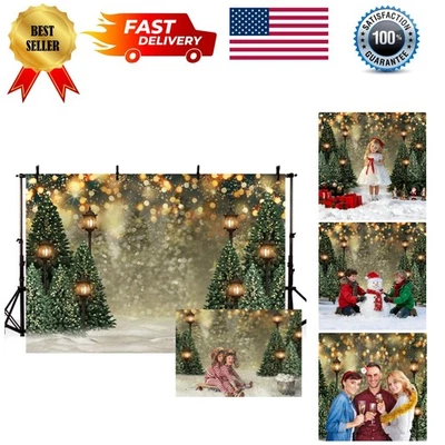 Fondo de retrato de escena de nieve suave y duradero de 10x7 pies para recién nacidos y celebraciones Foto 1 de 4