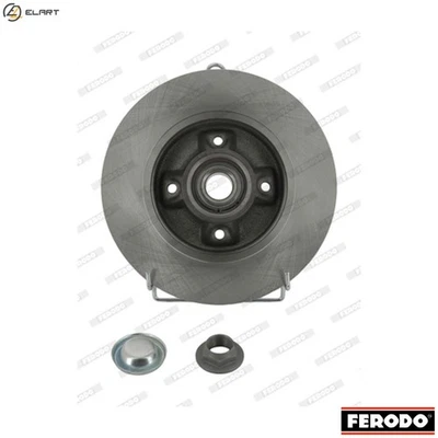 2x BRAKE DISC DDF1735-1 FOR PEUGEOT PARTNER/TEPEE/Box/Body/MPV GRAND/RAID 308 - Image 1 of 4