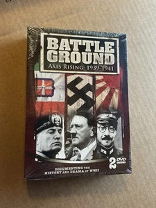 Battle Ground Axis Rising 1939-1941 2-Disc DVD WWII 9-Film Documentary Set New - Picture 1 of 2