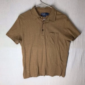 Polo By Ralph Lauren Men’s Medium Short Sleeve Herringbone Pima Cotton - Picture 1 of 6