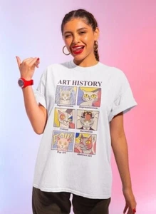 Unisex,Art History Cat Shirt-art shirt,art lover shirt,graphic tees,1404617061 - Picture 1 of 7
