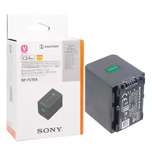 Batteria originale Sony NP-FV70A 1900mAh per FDR-AXP55 AX40 AXP35 AX40 AX100 AX700 - Foto 1 di 4