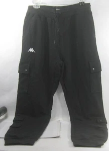 PANTALONE FELPA KAPPA TEVERE JOGGER - NERO 37184W - A00 UOMO TAGLIA XL - Foto 1 di 7