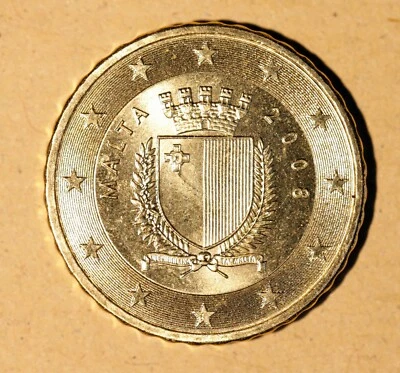 monnaie  Malte, 10 cent  Euro, 2008, SUP,  cc48 - Photo 1/2