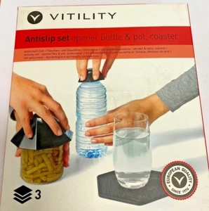 Antislip Jar Opener, bottle opener, coaster - For Arthritic Hands & Weak Wrists - Picture 1 of 2