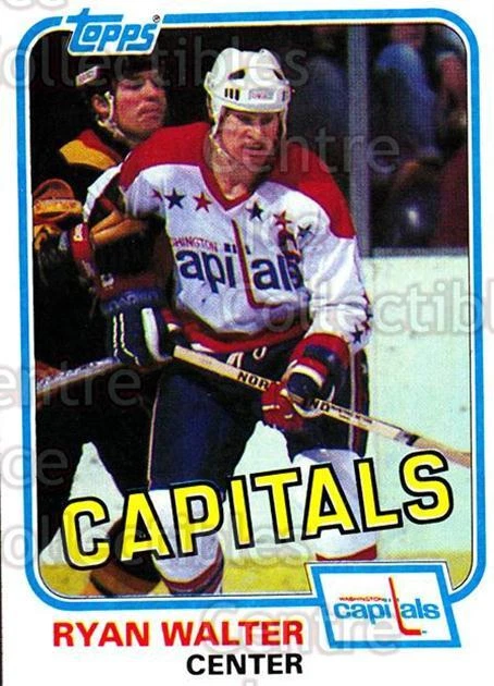 1981-82 Topps #E122 Ryan Walter - Image 1 of 1