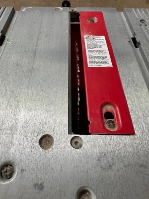 Original Table Insert With Screws For Tradesman Table Saw 10" Model #BTS10BW  - Image 1 of 3