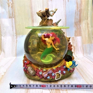 Disney The Little Mermaid Ariel Sebastian Snow Globe Snow Globe Music box - Picture 1 of 10