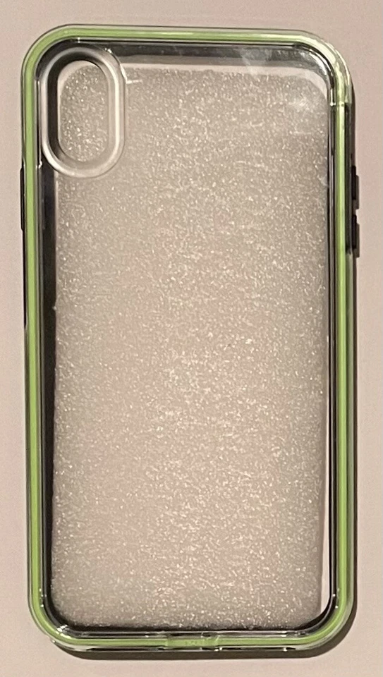 LifeProof Slam Series Phone Case For Apple iPhone XS Max Black Green Night Flash - Image 1 of 1