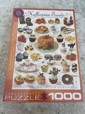 Halloween Treats 1000 Piece Jigsaw Puzzle Eurographics New - Image 1 of 3