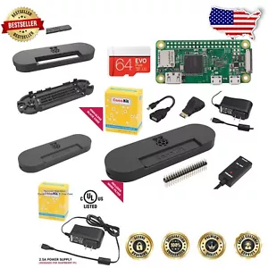Ultra-Compact Raspberry Pi Zero W Complete Wireless Starter Kit with Accessories - Afbeelding 1 van 7