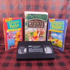 Lot of 4 VHS ~ Disney Winnie the Pooh ~ Learning Playtime Friendship Adventures - Imagen 1 de 11