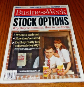 Business Week Magazine Circa 1980's-Wendy's Drive Thru-Stock Options - Picture 1 of 3