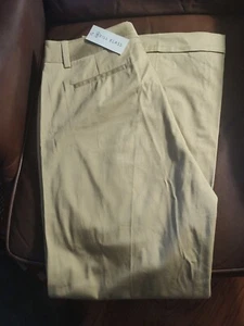 Bill Bass Khakis Size 14 Cuffed Light Weight - Picture 1 of 2