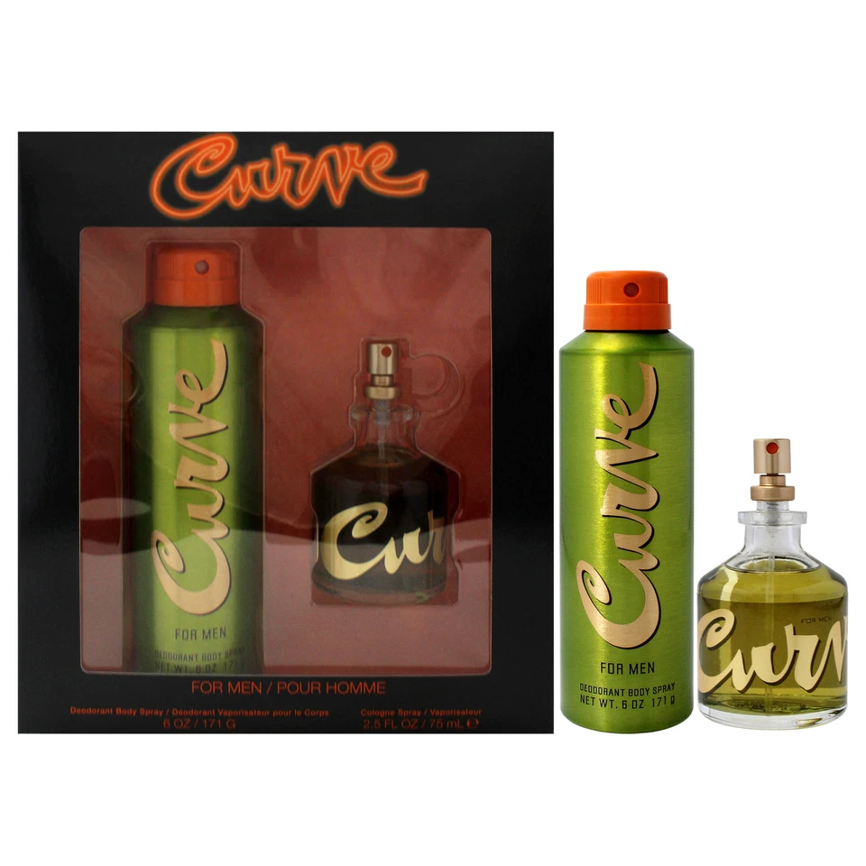 "Curve by Liz Claiborne para hombres - Juego de regalo de 2 piezas 2,5 oz EDC spray, 6 oz spray corporal" Foto 1 de 1