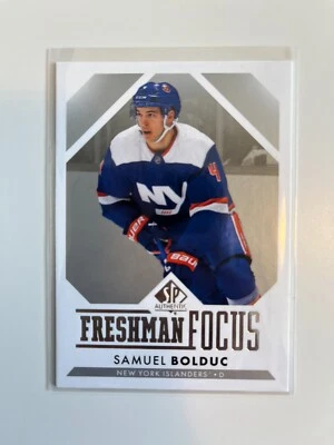 2023-24 Upper Deck SP Authentic Freshman Focus - Samuel Bolduc - #FF-38 - Image 1 of 2