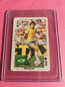 Zico Brésil Carte Football Bubble Gum Dandy - Imagen 1 de 7